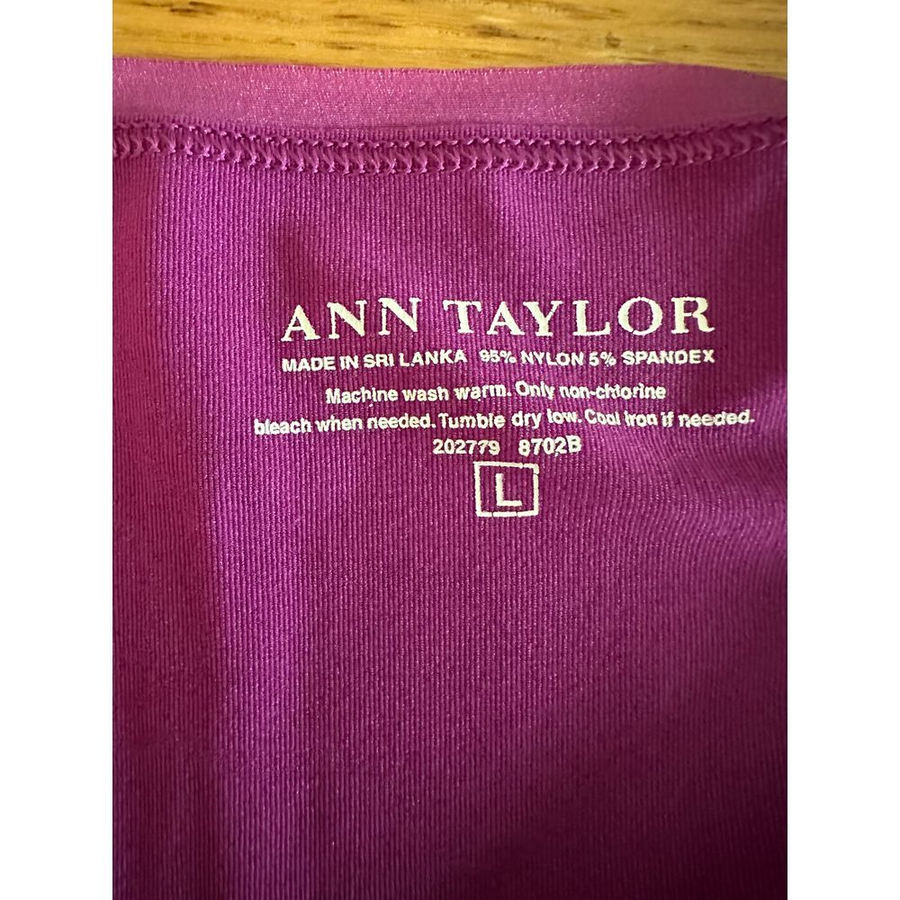 Ann Taylor Tan Top Women's Large - Picture 3 of 4